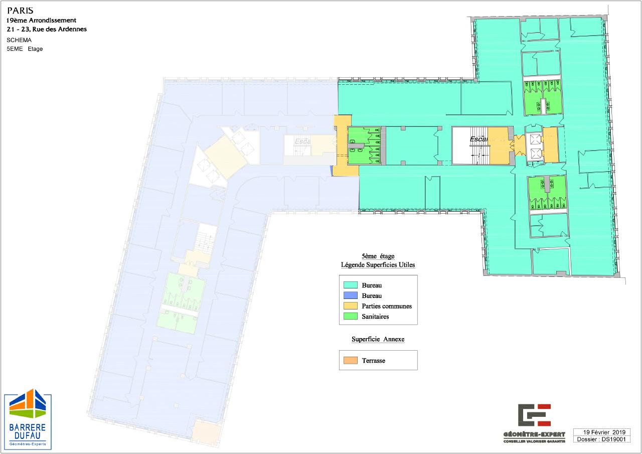 Bureau Paris 1001m² Location bureau Paris OLBUR2107041 14